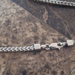 21 inch box 925 bs stamped chain